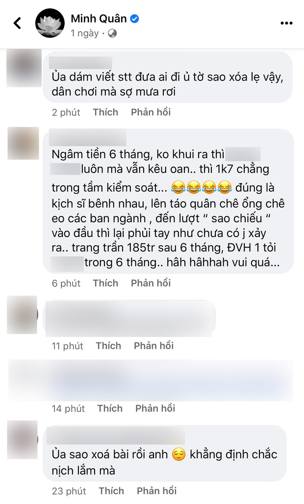Minh Quân quay xe sau khi lên tiếng bênh vực NS Hoài Linh, netizen liền tấn công tra hỏi?-3