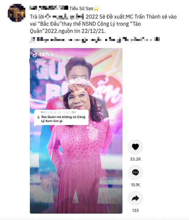 MXH rộ tin đồn Trấn Thành sẽ vào vai Bắc Đẩu thay thế NS Công Lý tại Táo Quân năm nay?-1