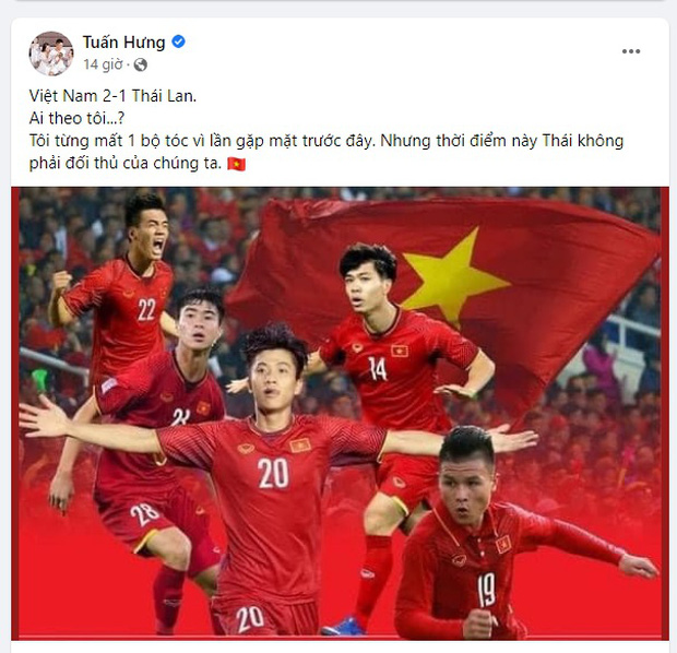 Báo Thái Lan bất ngờ lôi vụ ca sĩ Tuấn Hưng hứa cạo trọc đầu để đả kích ĐT Việt Nam-2