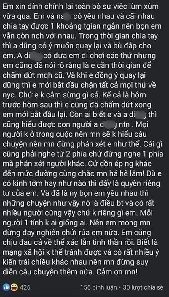 Vụ thanh niên bắt gặp bạn gái chat nhạy cảm với trai lạ: Cô nàng lên tiếng mọi chuyện, bày tỏ ai yêu nhau mà chẳng giống mình-2