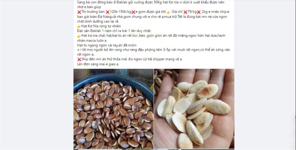 Hạt kơ nia rang béo bùi được chị em chốt đơn ầm ầm, hứa hẹn trở thành món độc đãi khách dịp Tết 2022-5