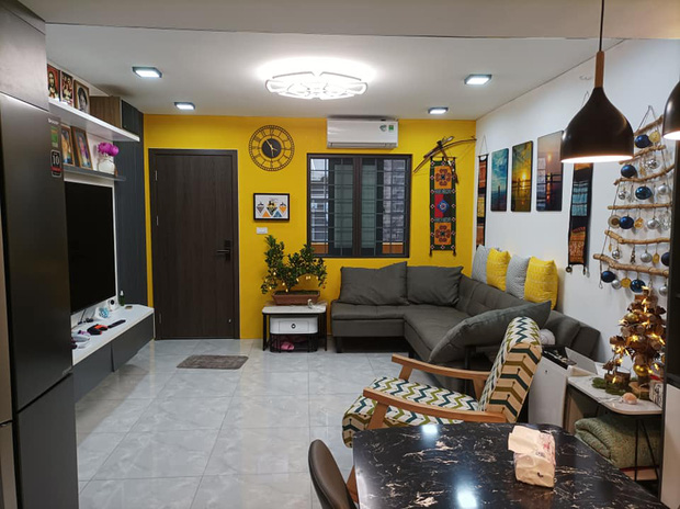 Căn nhà tập thể tồi tàn, ẩm thấp ở Kim Liên tái sinh với chi phí 250 triệu: Quyết định cải tạo siêu đúng đắn, nhìn ảnh trước - sau mà giật mình-2