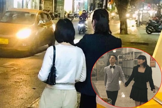 Xôn xao hình ảnh Hải Tú bị bắt gặp khoác tay Sơn Tùng đi trên đường?