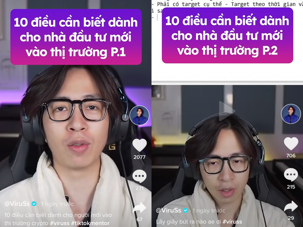 Trước khi bị tố lùa gà” dù đầu tư chưa đầy 3 tháng, ViruSs làm clip hướng dẫn người mới nhưng cái kết thì...-2
