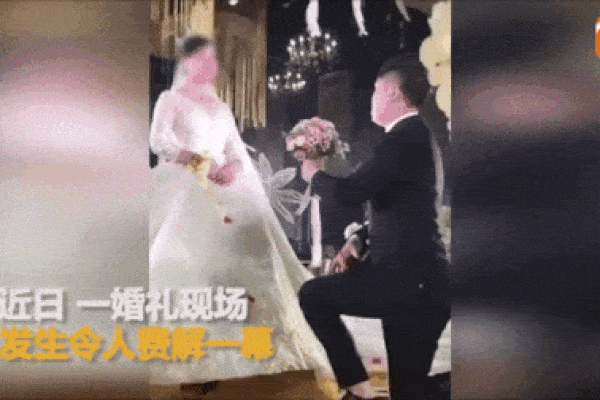 Bị cô dâu cự tuyệt, chú rể tức giận ném hoa cưới ngay tại hôn lễ rồi quay người bỏ đi