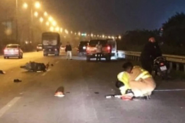 Thanh niên lái xe máy tông xe đặc chủng, Đội trưởng CSGT hy sinh-1