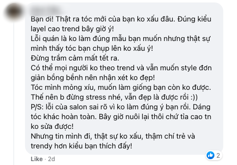 Bỏ 1,9 triệu làm tóc đón Tết, cô nàng này khóc cạn nước mắt khi tóc vểnh ra cụp vào ai nhìn cũng chê-6