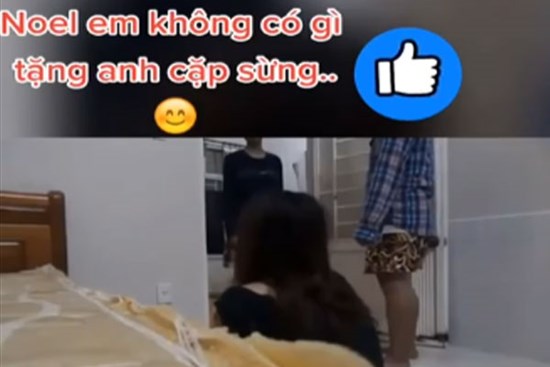 Bị bắt quả tang cắm sừng bạn trai, cô gái quỳ xin tha thứ nhưng vấp phải 