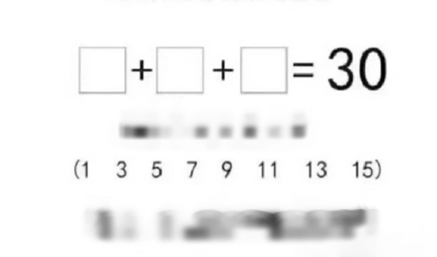 Bài Toán lớp 1: Cộng 3 số lẻ để ra 30, phải người thông minh lắm mới giải ra được!-1
