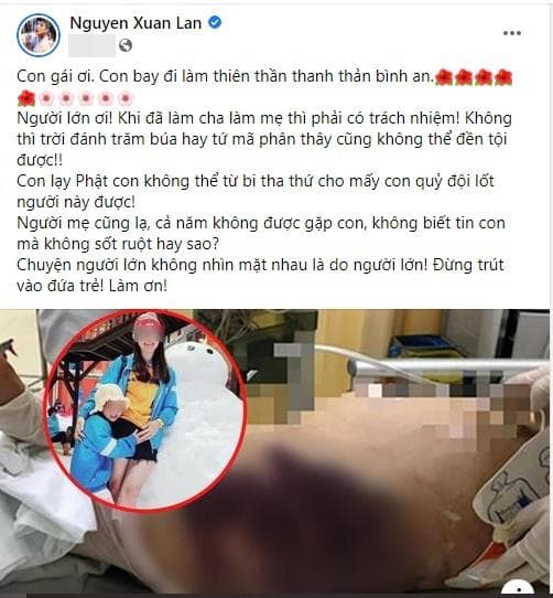 Xuân Lan, Thúy Diễm... cùng dàn sao Việt phẫn nộ với vụ án bé gái 8 tuổi nghi bị mẹ kế bạo hành đến chết-2