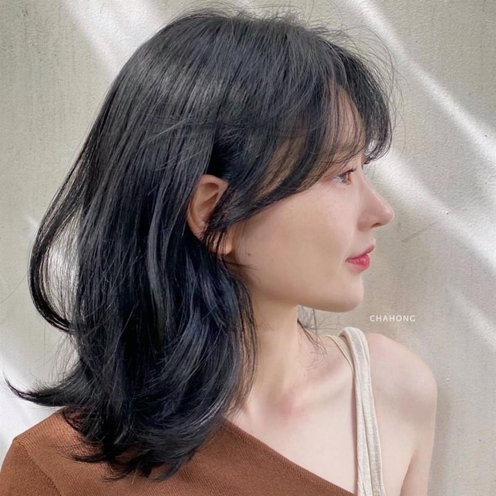 Ghim gấp kiểu tóc ngang vai hot nhất lúc này: Hack mặt thanh thoát hơn, Tết gặp ai cũng được khen xinh-7