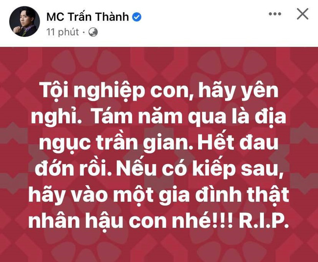 Trấn Thành và Hari Won lên tiếng vụ bé gái 8 tuổi bị mẹ kế bạo hành, nói một câu mà ai cũng đồng tình-1