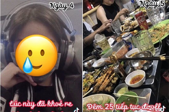 Mắc COVID-19, cô gái trẻ vẫn đi chơi để 