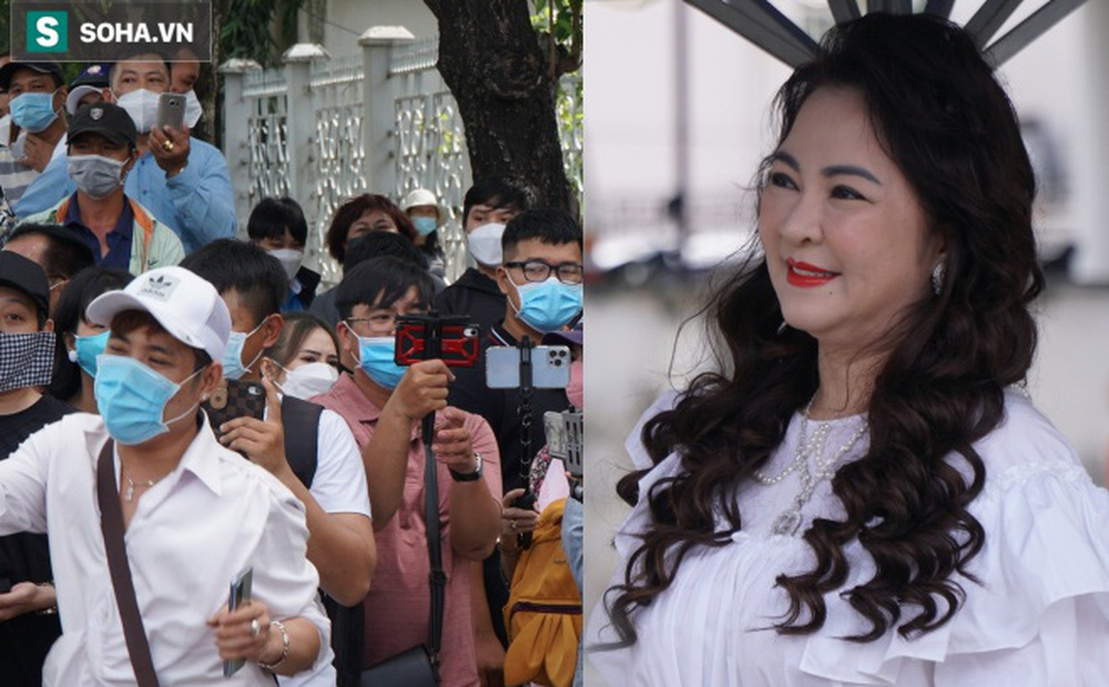 Công an giải tán đám đông vây kín bà Phương Hằng trong vụ xét xử kẻ xin đểu 2 triệu-1
