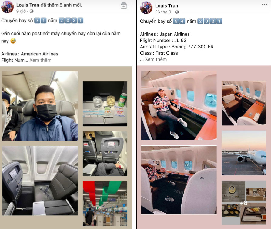 Con trai đại gia thủy sản Diệu Hiền hậu lùm xùm ly hôn: Sống kín tiếng ở Mỹ, bất ngờ trở thành chuyên gia review” các chuyến bay siêu sang-3