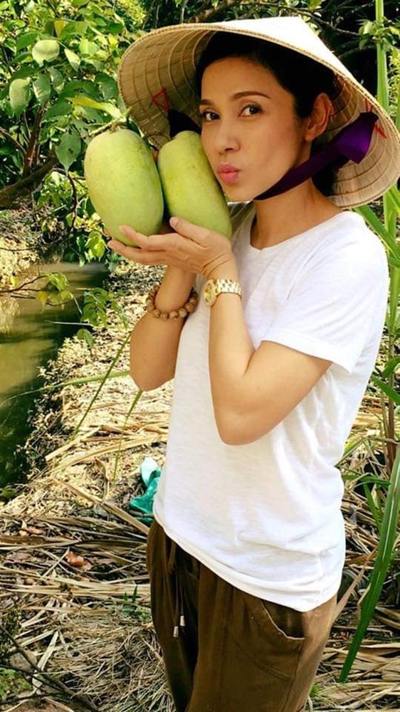 Việt Trinh về nhà vườn rộng 2.500m2 ở Bình Dương dịp Tết dương lịch, cây trái xum xuê, hoa nở 4 mùa ai cũng mê-4