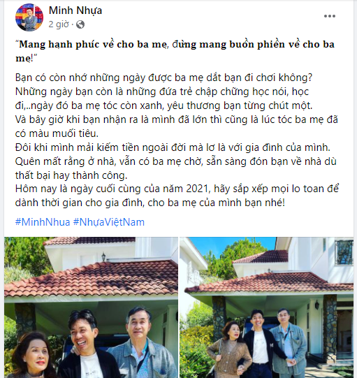 Đại gia Minh Nhựa khoe ảnh chụp cùng hai ông bà trùm” phía sau, để lộ khoảnh khắc gia đình ai cũng ngưỡng mộ-1