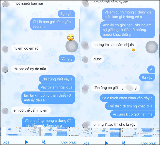 Cuộc nói chuyện của đương kim bạn gái và tiểu tam ngông cuồng, đọc xong ai cũng thấy tức giận!-2