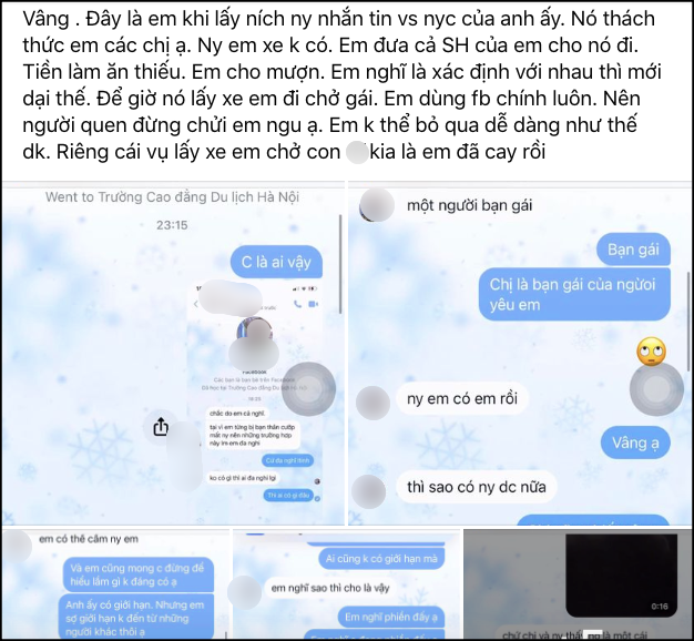 Cuộc nói chuyện của đương kim bạn gái và tiểu tam ngông cuồng, đọc xong ai cũng thấy tức giận!-1