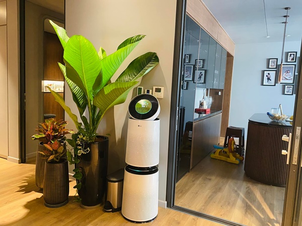 Ở lại Hà Nội đón Tết dương lịch, bà xã MC Thành Trung khoe căn penthouse cao cấp ngập cây xanh và hoa tươi-3