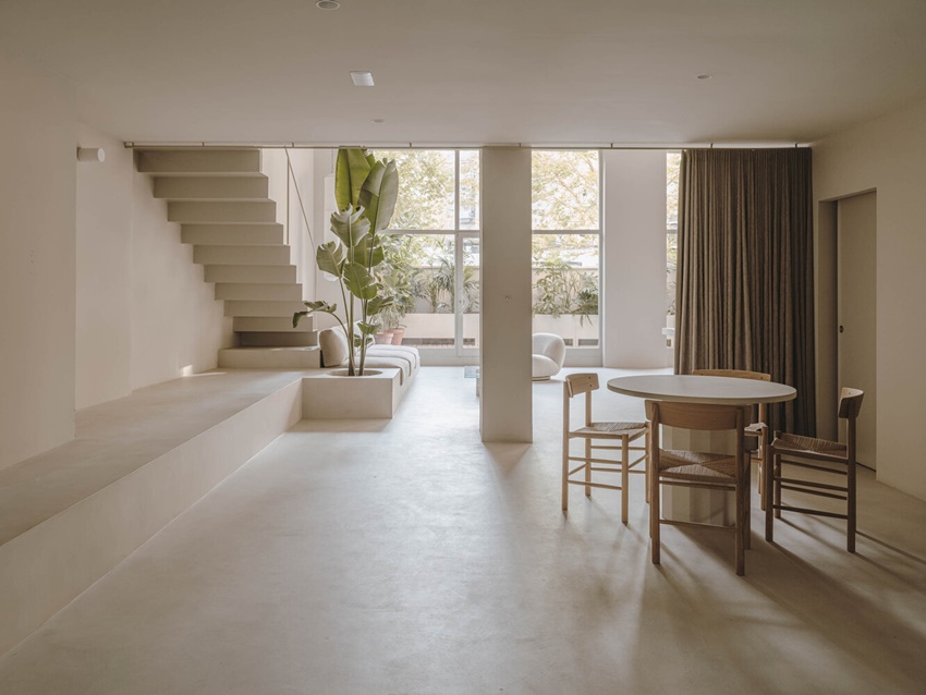 Phong cách kiến trúc hữu cơ biến một mảnh đất đơn điệu, ít giá trị thành studio độc lạ và đầy tính nghệ thuật-5