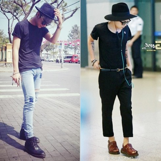 Chim bay mỏi cánh chim dừng, đã trùng outfit thì chỉ có thể là Sơn Tùng và G-Dragon-9