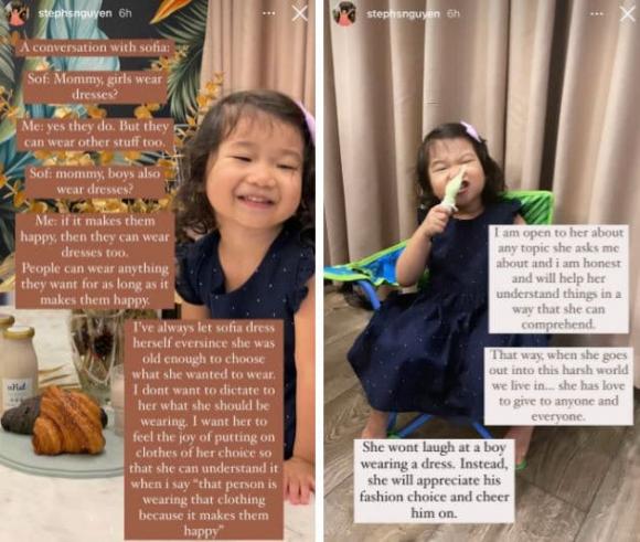 Con hỏi Bạn trai có được mặc váy không, câu trả lời của chị chồng Hà Tăng khiến tình nhận định: Bảo sao gia tộc toàn người giỏi-2