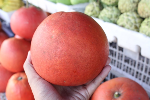 Bưởi tiến vua đậm đà sắc đỏ là thức quả không gì tuyệt vời hơn để chị em dâng tổ tiên mùng 1 cuối cùng của năm 2021-2