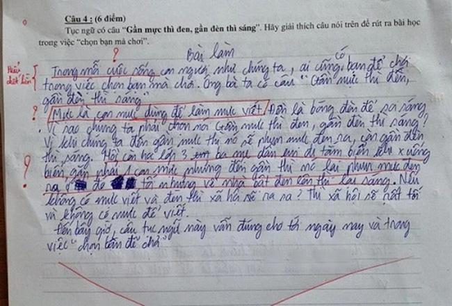 Học sinh giải nghĩa câu tục ngữ khiến giáo viên bất lực, dân mạng được phen cười nghiêng ngả-1