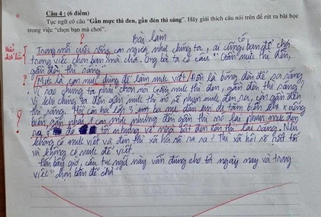 Học sinh giải nghĩa câu tục ngữ khiến giáo viên bất lực, dân mạng được phen cười nghiêng ngả-1