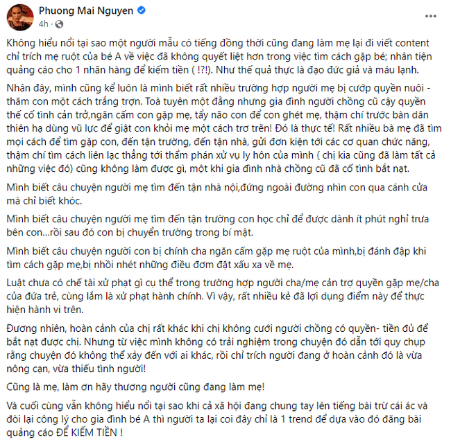 Siêu mẫu Hà Anh bị chỉ trích khi lên tiếng về mẹ ruột bé gái 8 tuổi nghi bị mẹ ghẻ” bạo hành đến tử vong-6