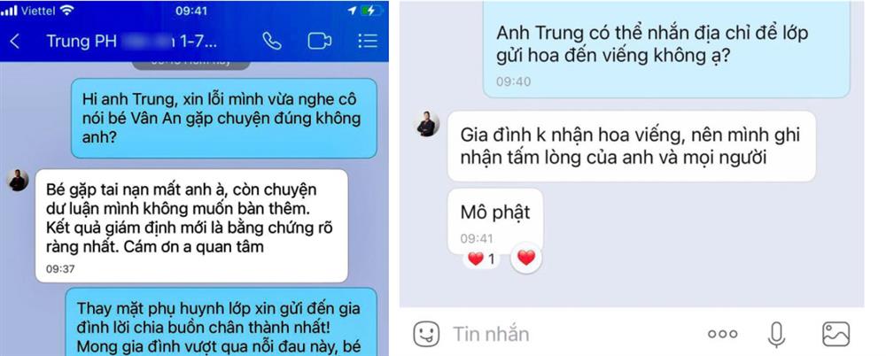 Lộ tin nhắn bố ruột V.A phản ứng khi được hỏi thăm về con, tự tin vào kết quả giám định-1