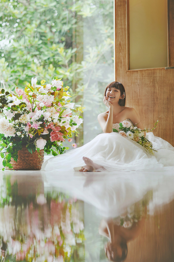 Trọn bộ ảnh cưới gây sốt của Hải Tú: Style nào cũng cân đẹp, không hổ danh nàng thơ nhà Sơn Tùng M-TP-5