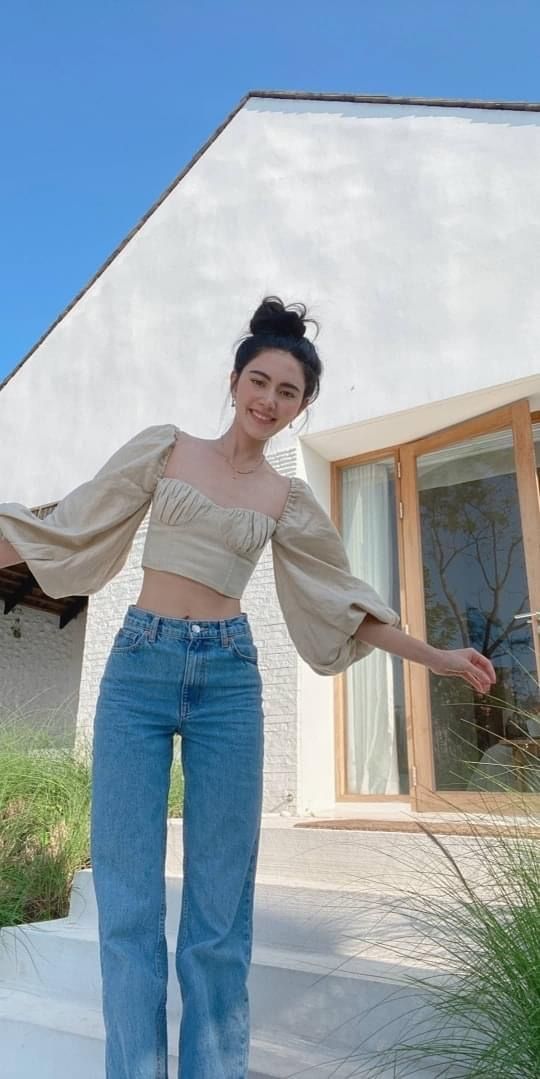 Học lỏm mỹ nhân người Thái cách diện quần jeans: Kín chân nhưng vẫn khoe dáng đẹp bất chấp-10