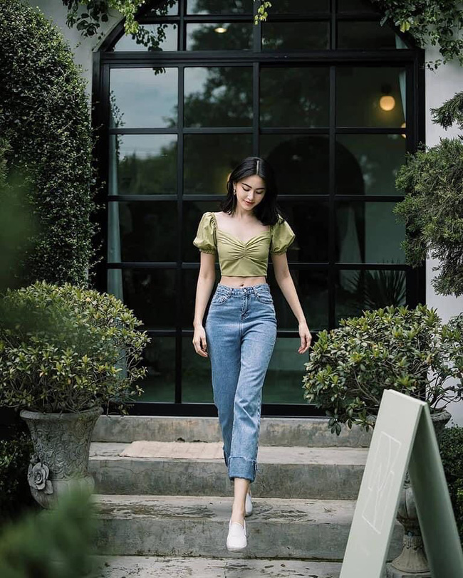Học lỏm mỹ nhân người Thái cách diện quần jeans: Kín chân nhưng vẫn khoe dáng đẹp bất chấp-8