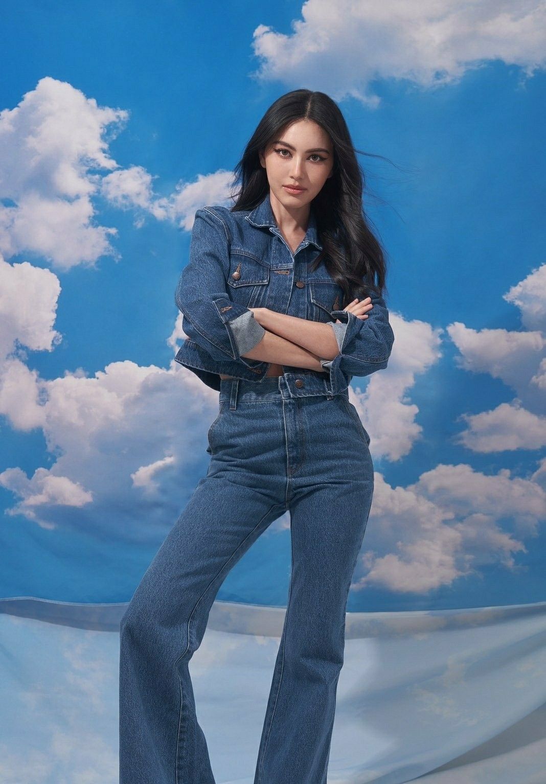 Học lỏm mỹ nhân người Thái cách diện quần jeans: Kín chân nhưng vẫn khoe dáng đẹp bất chấp-17