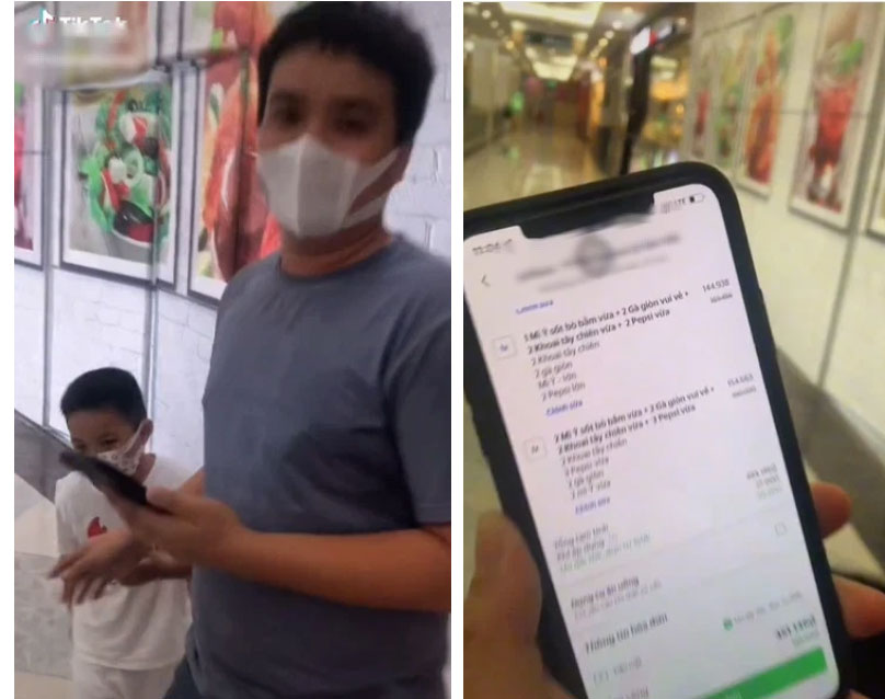 Chàng trai đặt đồ trên app cho rẻ rồi vào quán đợi ship lấy đồ ngồi ăn gây tranh cãi trên mạng xã hội-1