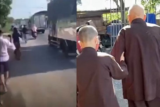 Clip: Xuất hiện xe thùng chở phạm nhân di chuyển khỏi 'Thiền Am bên bờ Vũ trụ', đám đông bao vây địa điểm hot nhất ngày hôm nay