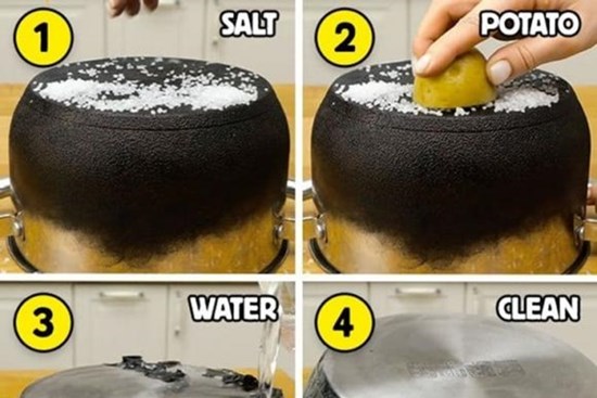 Cách làm sạch nồi bị cháy và hơn 9 mẹo hữu ích từ thời 'ông bà anh' giúp chúng ta nhàn hơn khi làm việc nhà