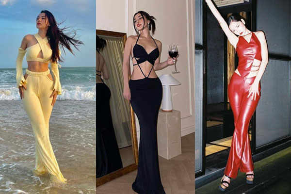 Chi Pu đi giày cà kheo - Thúy Vi vòng 1 như sắp bật khỏi váy-8