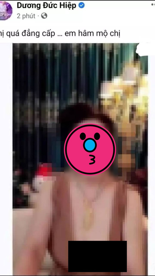 Hiệp Gà đăng ảnh 1 nữ streamer nổi tiếng lộ ngực, sốc nhất là dòng trạng thái đính kèm?-1