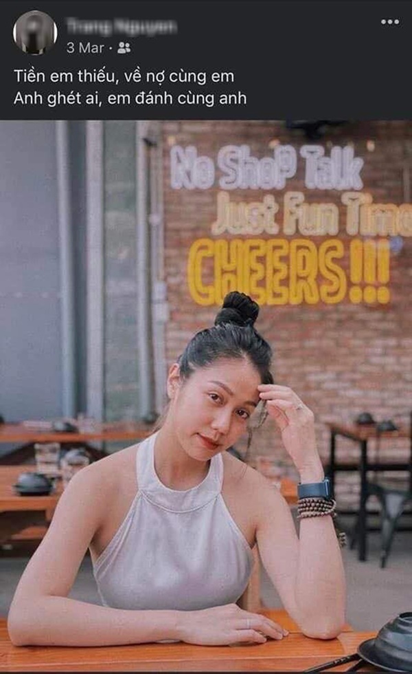 Dì ghẻ Nguyễn Võ Quỳnh Trang từng phát ngôn trên trang cá nhân: Anh ghét ai, em đánh cùng anh-1