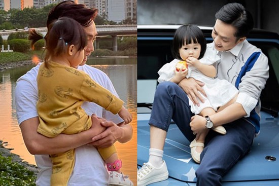 Cường Đô La chuẩn ông bố của năm, chăm chiều con gái Suchin hết mực, việc nhẹ không lương mà vẫn hết mình!