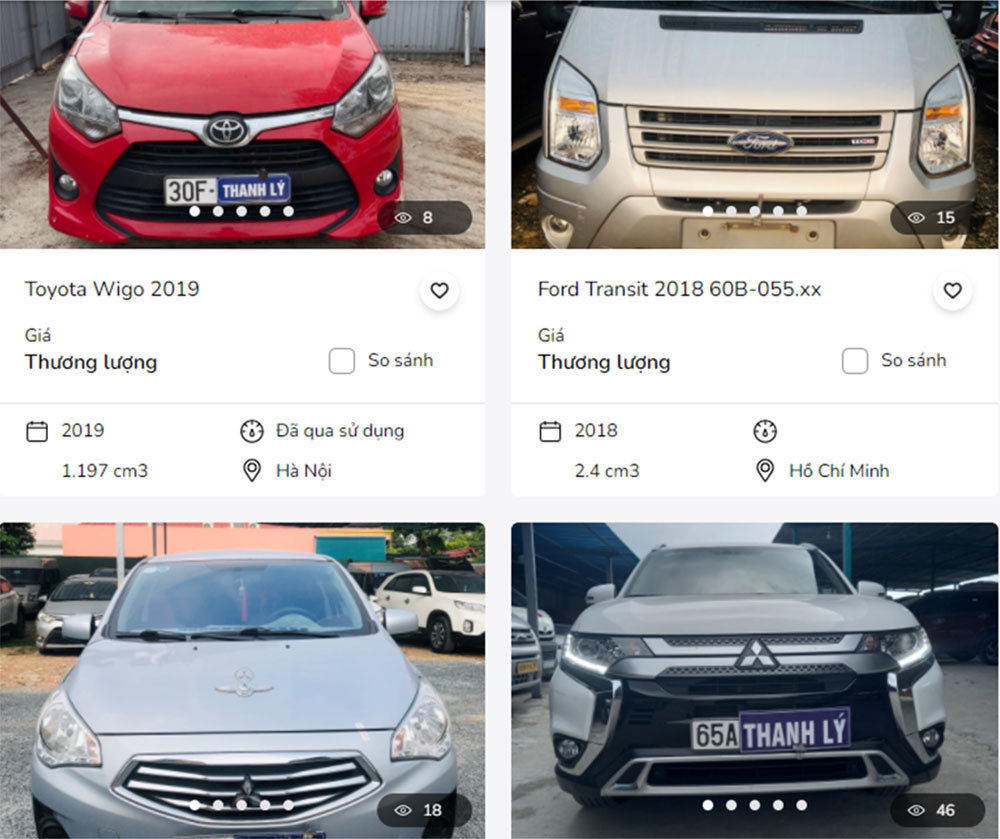 Ô tô hơn 100 triệu đồng, mua xe xiết nợ đi chơi Tết-1