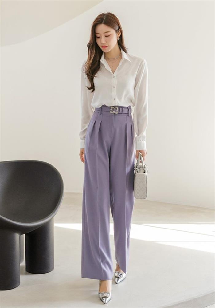 Diện quần ống rộng bị chê rườm rà chẳng oan, muốn chữa cháy thì phải học ngay 7 cách dưới đây-11