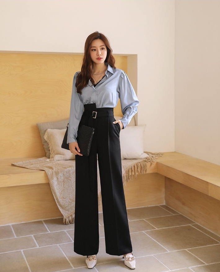 Diện quần ống rộng bị chê rườm rà chẳng oan, muốn chữa cháy thì phải học ngay 7 cách dưới đây-12