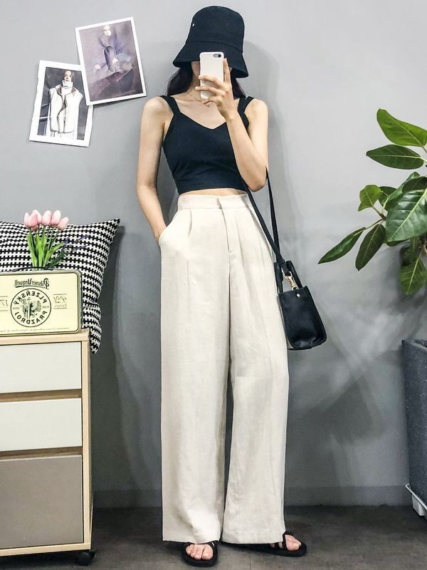 Diện quần ống rộng bị chê rườm rà chẳng oan, muốn chữa cháy thì phải học ngay 7 cách dưới đây-26