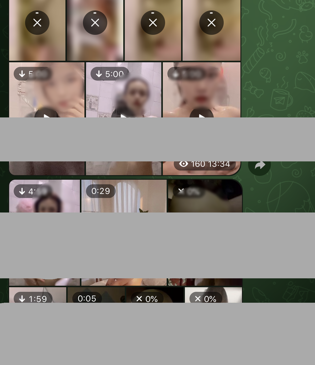 Rùng mình hội gái 18+ trên Telegram: Phơi bày loã lồ, sẵn sàng cởi sạch để khều donate hoặc dụ người xem vào link buôn bán xác thịt-2