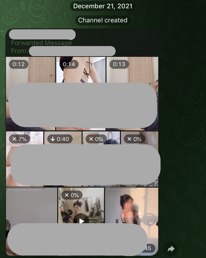 Rùng mình hội gái 18+ trên Telegram: Phơi bày loã lồ, sẵn sàng cởi sạch để khều donate hoặc dụ người xem vào link buôn bán xác thịt-4