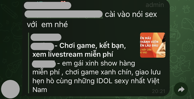 Rùng mình hội gái 18+ trên Telegram: Phơi bày loã lồ, sẵn sàng cởi sạch để khều donate hoặc dụ người xem vào link buôn bán xác thịt-7